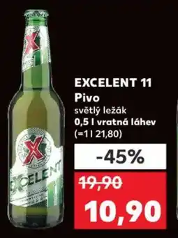 Kaufland EXCELENT 11 Pivo nabídka