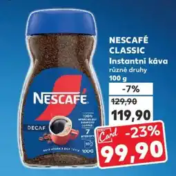 Kaufland NESCAFÉ Classic Instantni kάva nabídka