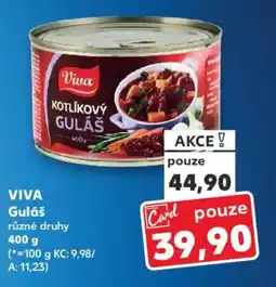 Kaufland VIVA Guláš nabídka
