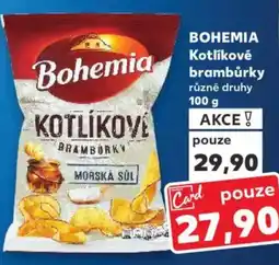 Kaufland BOHEMIA Kotlíkové brambůrky nabídka