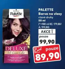 Kaufland Palette Barva na vlasy nabídka