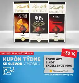 Kaufland Čokolády Lindt excellence nabídka