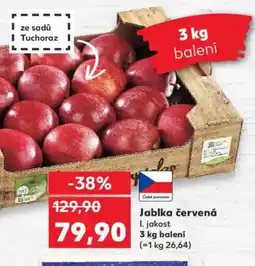 Kaufland Jablka červená nabídka