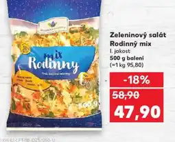Kaufland Zeleninový salát Rodinný mix nabídka