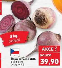 Kaufland Řepa červená XXL nabídka