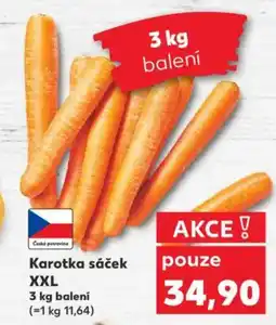 Kaufland Karotka sáček XXL nabídka
