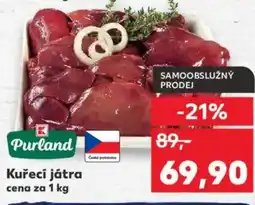 Kaufland Kuřecí játra nabídka