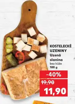 Kaufland KOSTELECKÉ UZENINY Uzená slanina nabídka