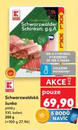 Kaufland Schwarzwaldská šunka nabídka