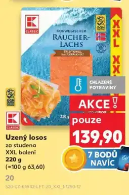 Kaufland Uzený losos nabídka