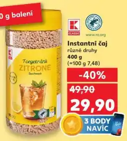 Kaufland Instantní čaj nabídka