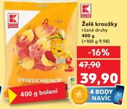 Kaufland Želé kroužky nabídka