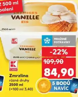 Kaufland Zmrzlina nabídka