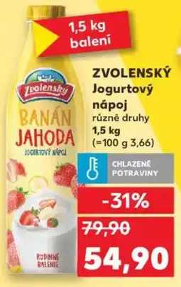 Kaufland ZVOLENSKÝ Jogurtový nápoj nabídka