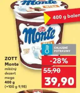 Kaufland ZOTT Monte nabídka