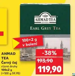 Kaufland AHMAD TEA Černý čaj nabídka