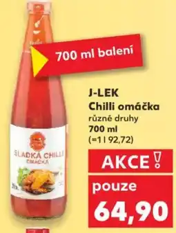 Kaufland J-LEK Chilli omáčka nabídka