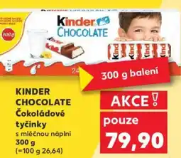 Kaufland KINDER Chocolate Čokoládové tyčinky nabídka