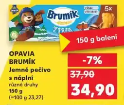 Kaufland OPAVIA Brumik Jemné pečivo s náplní nabídka