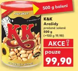 Kaufland K&K Arašídy nabídka