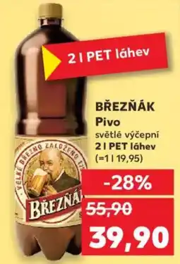 Kaufland BŘEZŇÁK Pivo nabídka