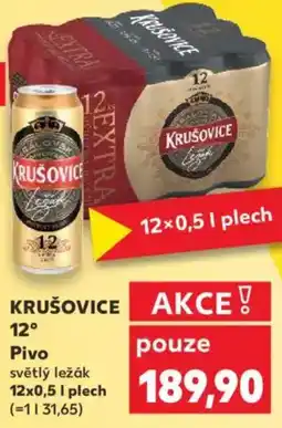 Kaufland KRUŠOVICE 12 ° Pivo nabídka