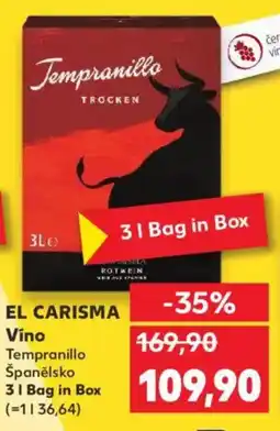 Kaufland EL CARISMA Vino nabídka
