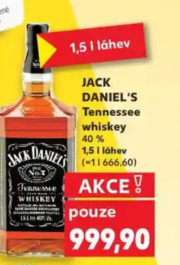 Kaufland JACK DANIEL'S Tennessee whiskey nabídka