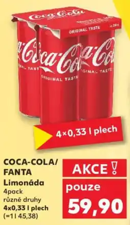 Kaufland COCA-COLA/ FANTA Limonáda nabídka