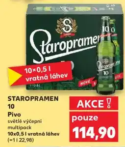 Kaufland STAROPRAMEN 10 Pivo nabídka