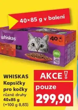 Kaufland WHISKAS Kapsičky pro kočky nabídka