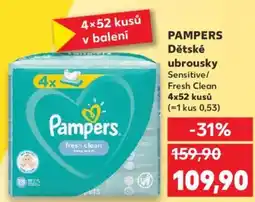Kaufland PAMPERS Dětské ubrousky nabídka