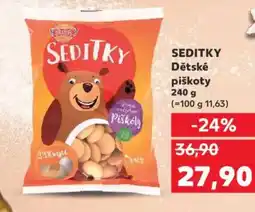Kaufland SEDITKY Dětské piškóty nabídka