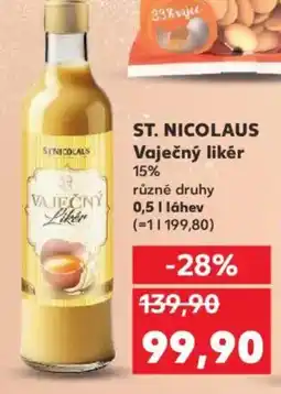Kaufland ST. NICOLAUS Vaječný likér nabídka