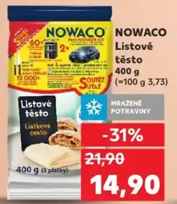 Kaufland NOWACO Listové těsto nabídka