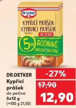 Kaufland DR.OETKER Kypřicí prášek nabídka