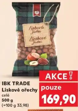 Kaufland IBK TRADE Lískové ořechy nabídka