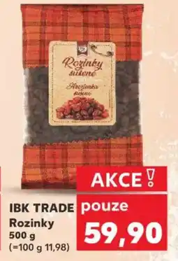 Kaufland IBK TRADE Rozinky nabídka