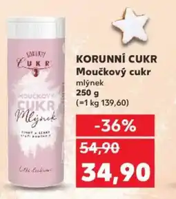 Kaufland KORUNNÍ Cukr Moučkový cukr nabídka