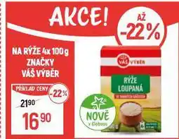 Globus Na rýžě 4x 100 g značky váš výběr nabídka