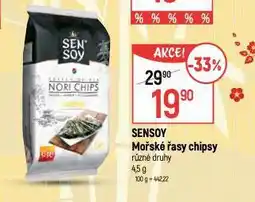 Globus Sensoy mořská řasy chipsy nabídka