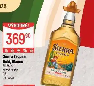 Globus Sierra tequila blanco nabídka