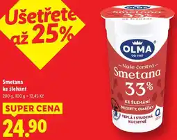 Lidl Smetana ke šlehání, 200 g nabídka