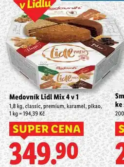 Lidl Medovník Lidl Mix 4 v 1, 1,8 kg nabídka