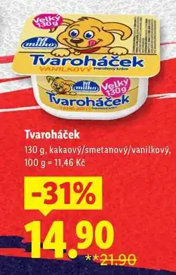 Lidl Tvaroháček, 130 g nabídka