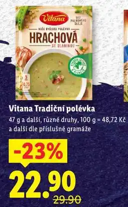 Lidl Vitana Tradiční polévka, 47 g a další nabídka