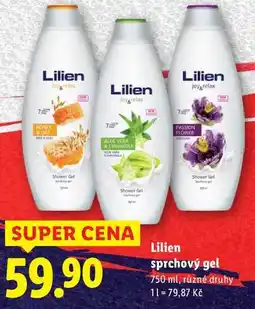 Lidl Lilien sprchový gel, 750 ml nabídka