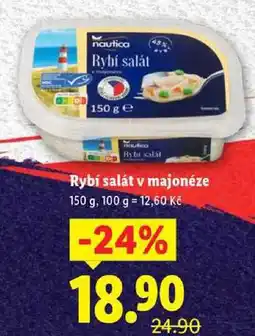 Lidl Rybí salát v majonéze, 150 g nabídka