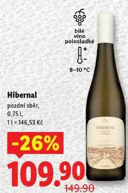 Lidl Hibernal, 0,75 l nabídka