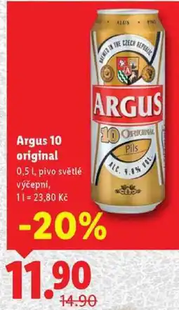 Lidl Argus 10 original, 0,5 l nabídka